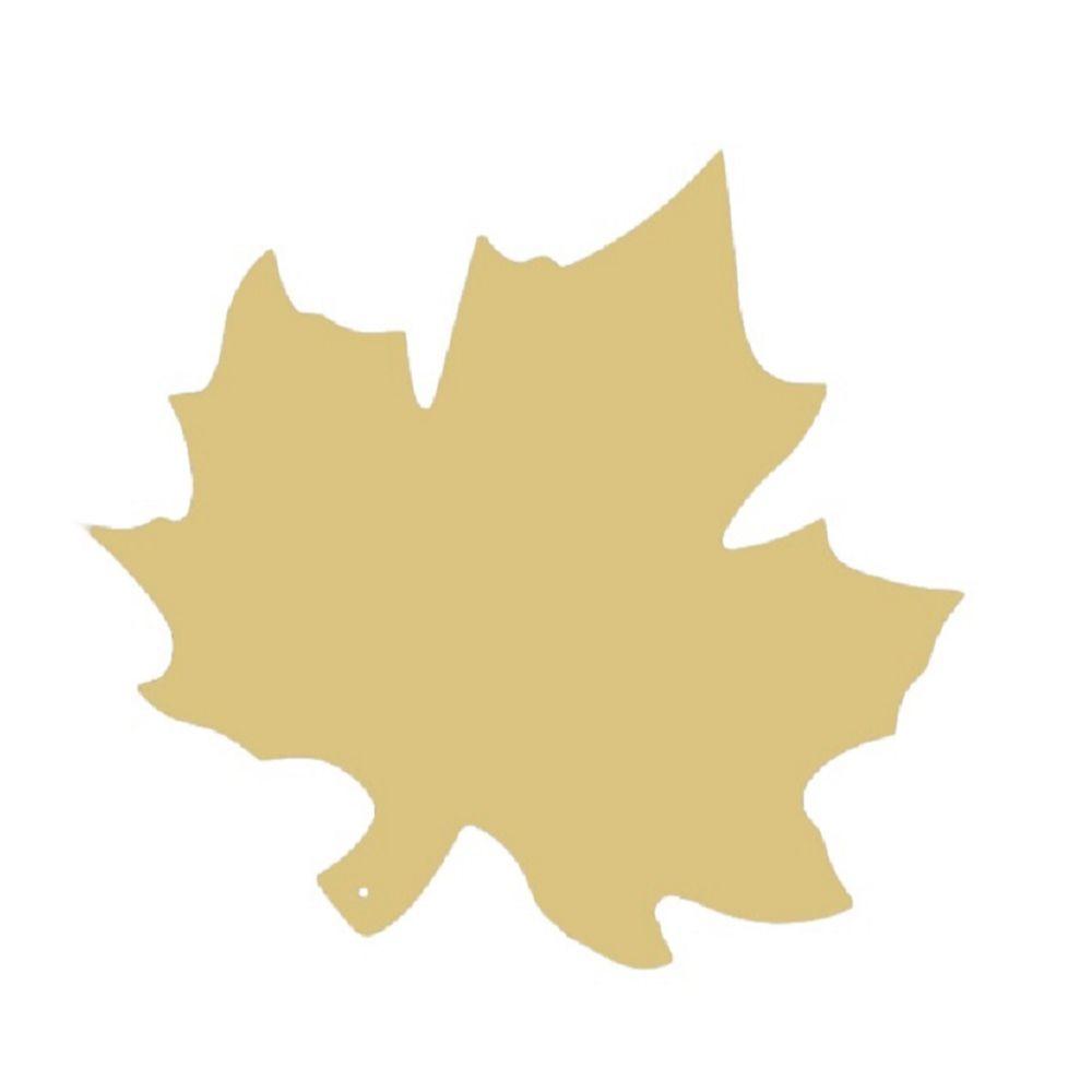 Basic Shape Maple Leaf MDF Cutout Autumn Leaf Decor - Unfinished For DIY