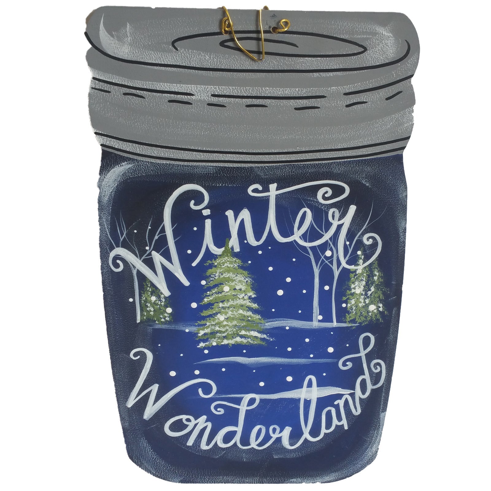 Basic Shape Mason Jar MDF Cutout Silhouette Style 1 - Unfinished For DIY