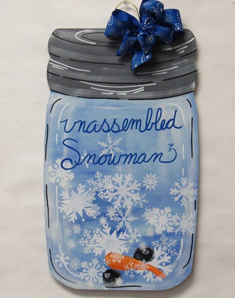 Basic Shape Mason Jar MDF Cutout Silhouette Style 1 - Unfinished For DIY