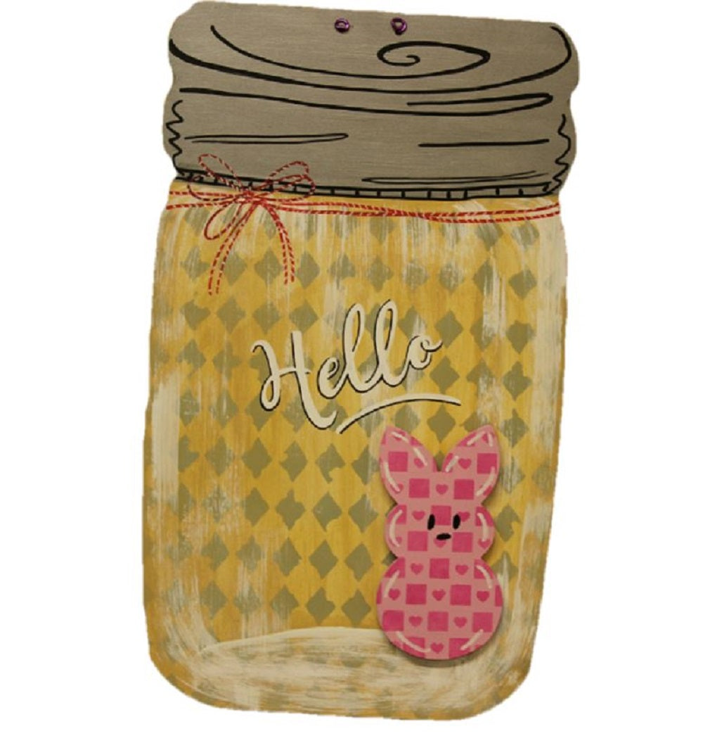 Basic Shape Mason Jar MDF Cutout Silhouette Style 1 - Unfinished For DIY