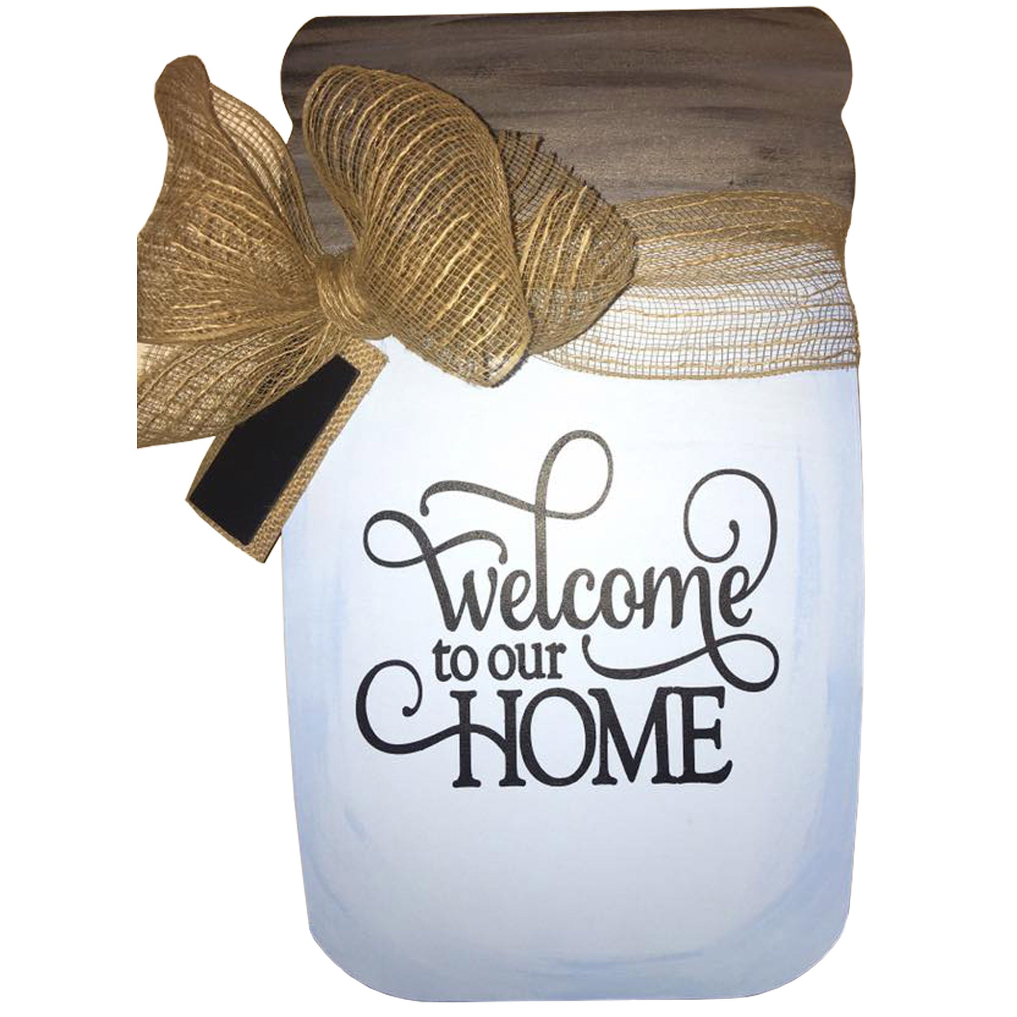Basic Shape Mason Jar MDF Cutout Silhouette Style 1 - Unfinished For DIY