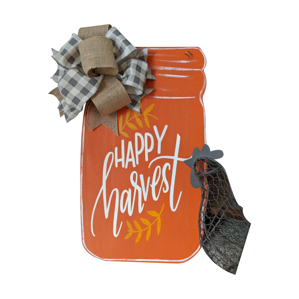 Basic Shape Mason Jar MDF Cutout Silhouette Style 1 - Unfinished For DIY