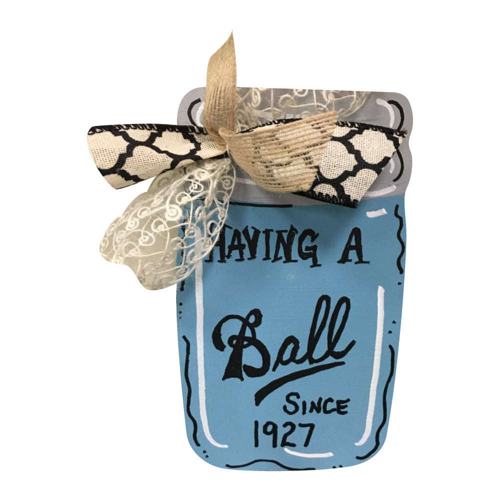 Basic Shape Mason Jar MDF Cutout Silhouette Style 1 - Unfinished For DIY
