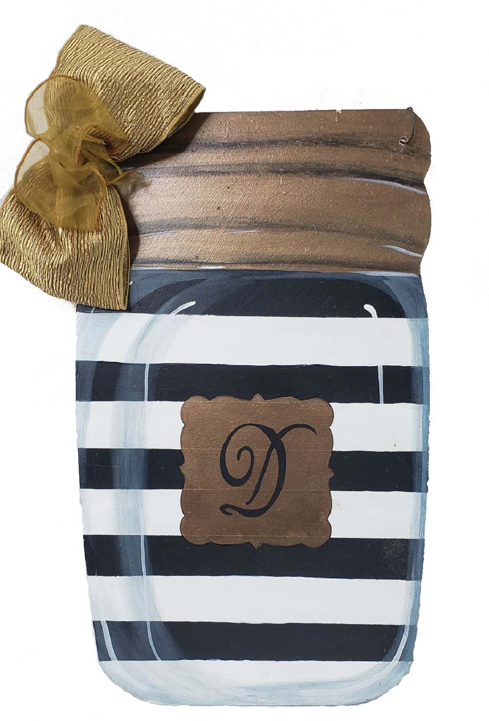 Basic Shape Mason Jar MDF Cutout Silhouette Style 1 - Unfinished For DIY