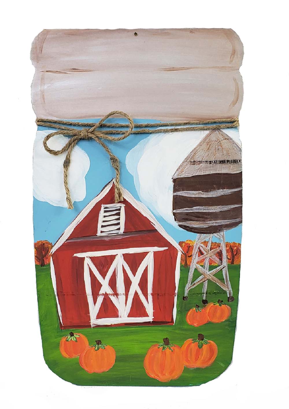 Basic Shape Mason Jar MDF Cutout Silhouette Style 1 - Unfinished For DIY