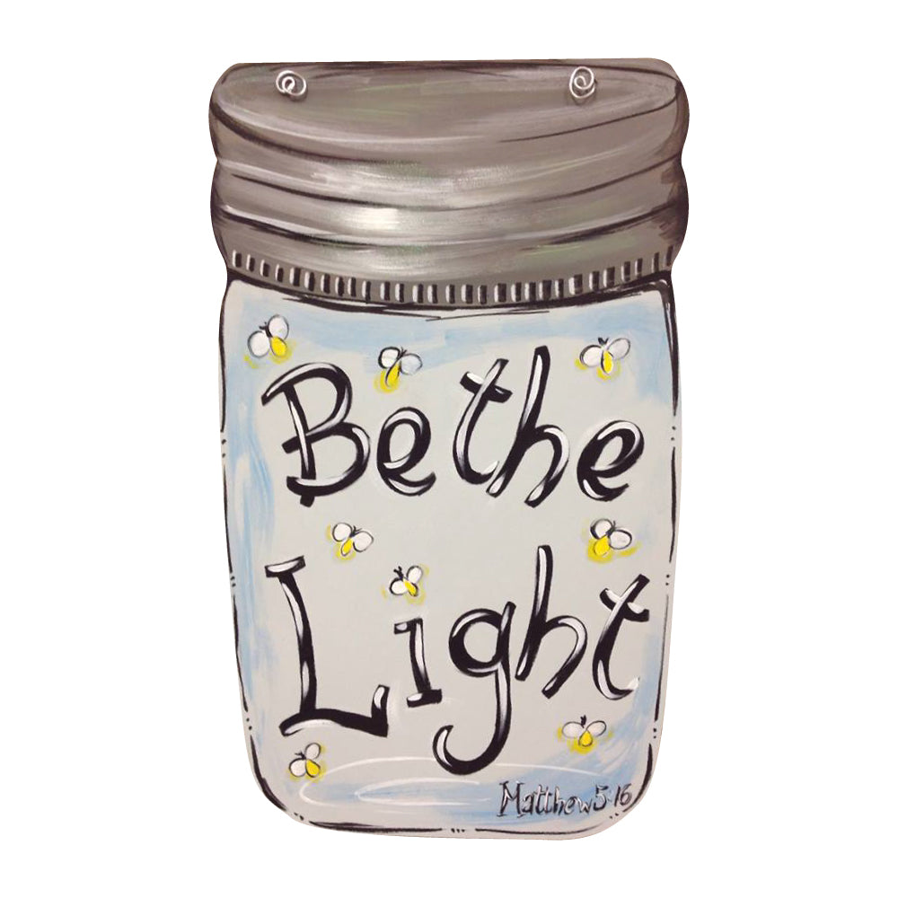 Basic Shape Mason Jar MDF Cutout Silhouette Style 1 - Unfinished For DIY