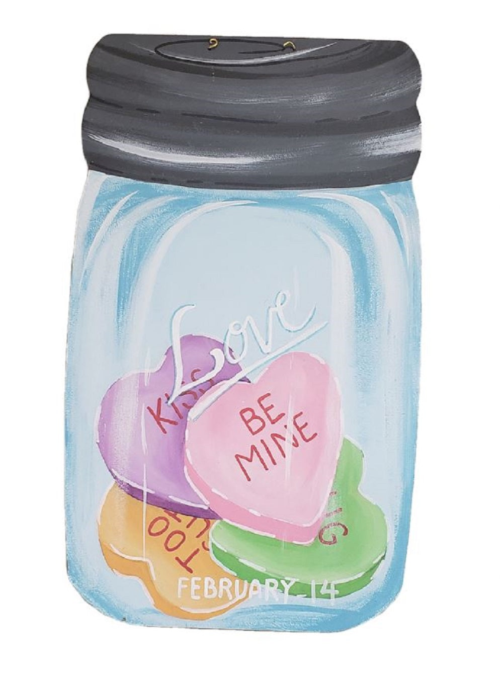 Basic Shape Mason Jar MDF Cutout Silhouette Style 1 - Unfinished For DIY