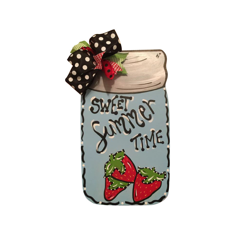 Basic Shape Mason Jar MDF Cutout Silhouette Style 1 - Unfinished For DIY