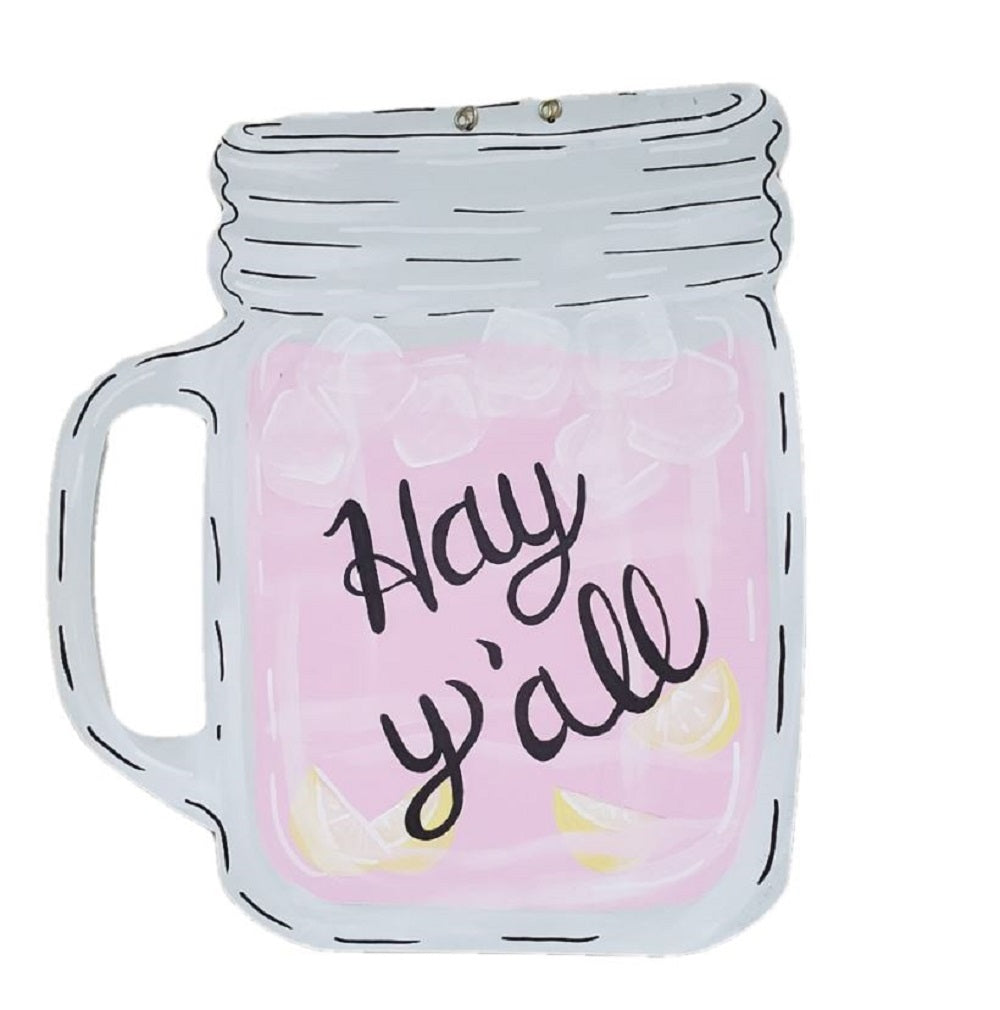 Basic Shape Mason Jar MDF Cutout Silhouette Style 2 - Unfinished For DIY