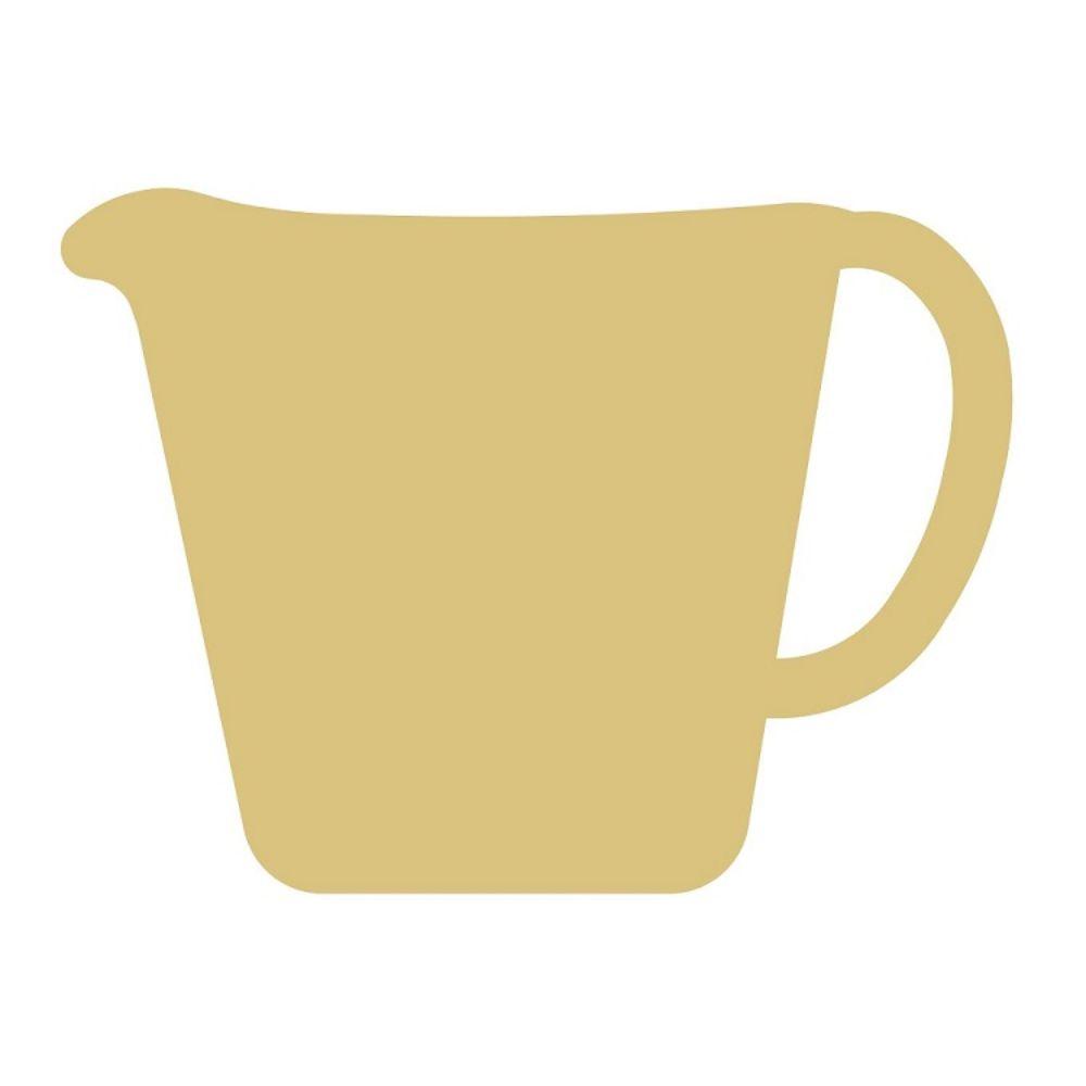 Basic Shape Measuring Cup MDF Cutout Silhouette - Unfinished For DIY