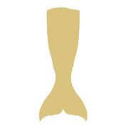 Basic Shape Mermaid Tail MDF Cutout Mermaid Tail Silhouette - Unfinished For DIY