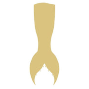 Basic Shape Mermaid Tail MDF Cutout Silhouette Style 2 - Unfinished For DIY
