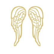 Basic Shape Angel Wings MDF Cutout Angel Wings Silhouette - Unfinished For DIY