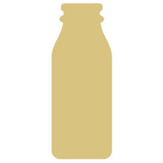 Basic Shape Milk Bottle MDF Cutout Milk Bottle Silhouette - Unfinished For DIY
