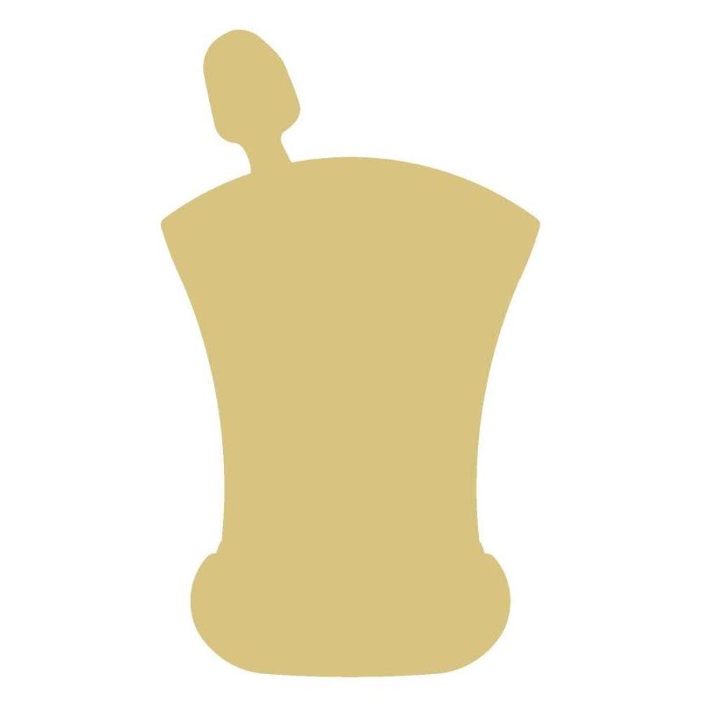 Basic Shape Mint Julep MDF Cutout Silhouette - Unfinished For DIY