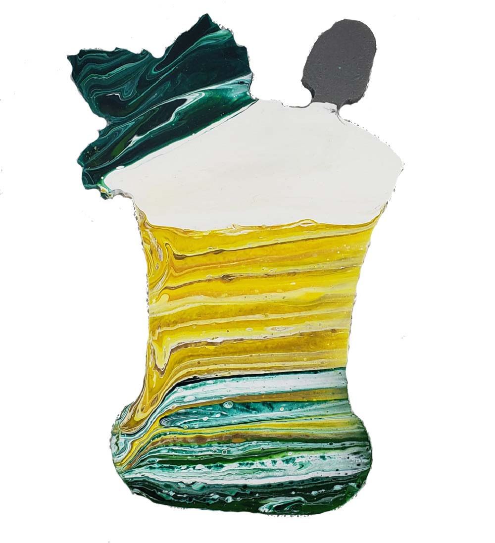 Basic Shape Mint Julep MDF Cutout Plain - Unfinished For DIY