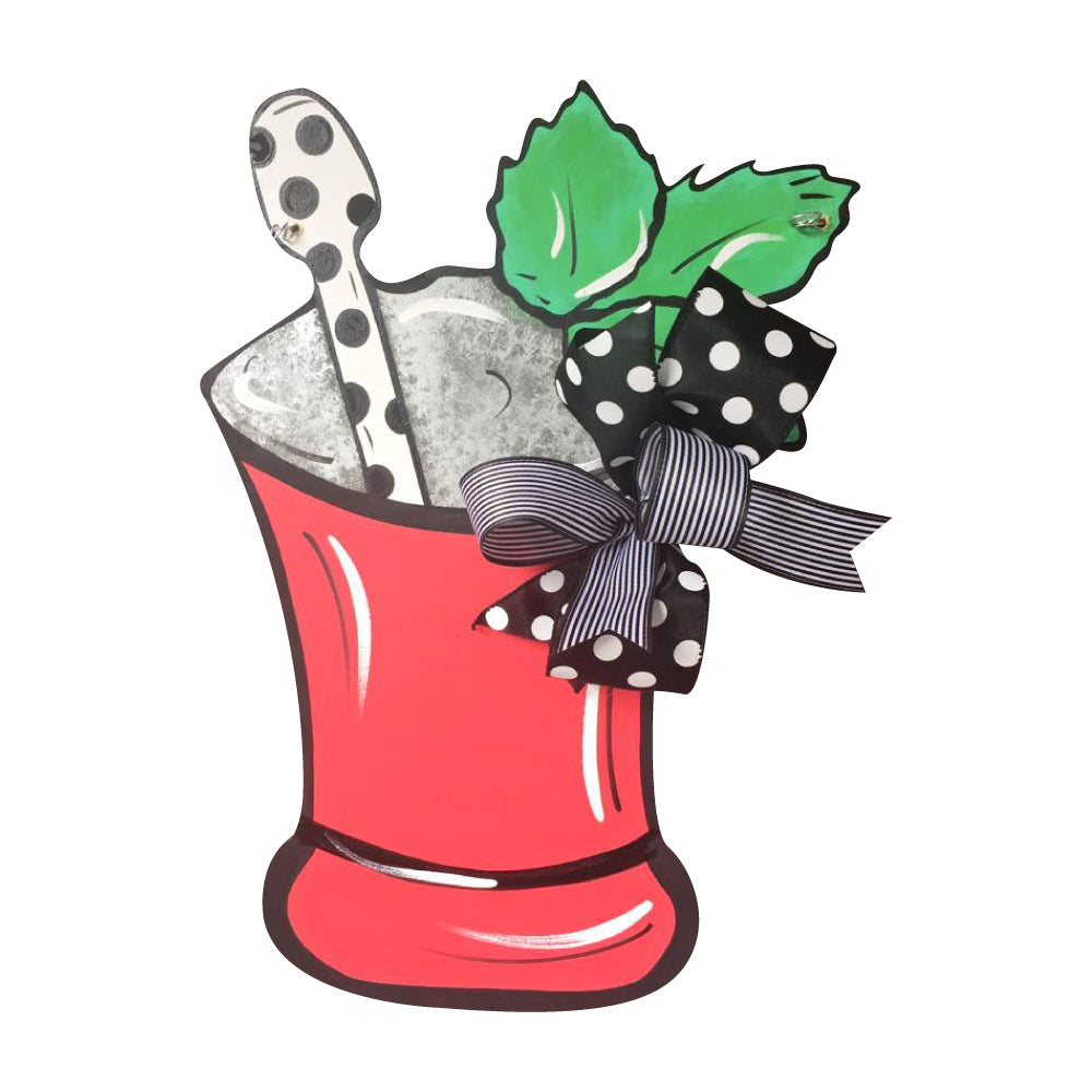 Basic Shape Mint Julep MDF Cutout Plain - Unfinished For DIY