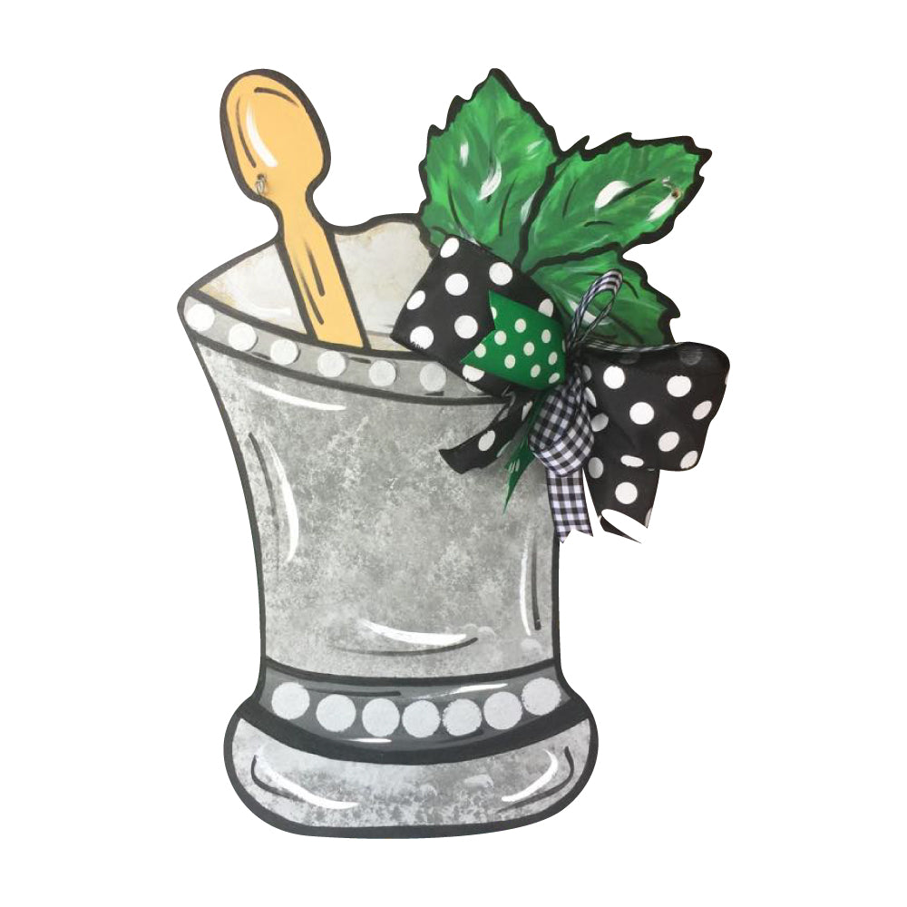 Basic Shape Mint Julep MDF Cutout Plain - Unfinished For DIY