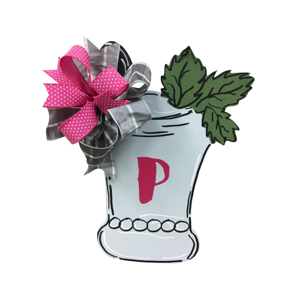 Basic Shape Mint Julep MDF Cutout - Unfinished For DIY