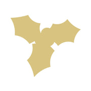 Basic Shape Mistletoe MDF Cutout Silhouette - Unfinished For DIY