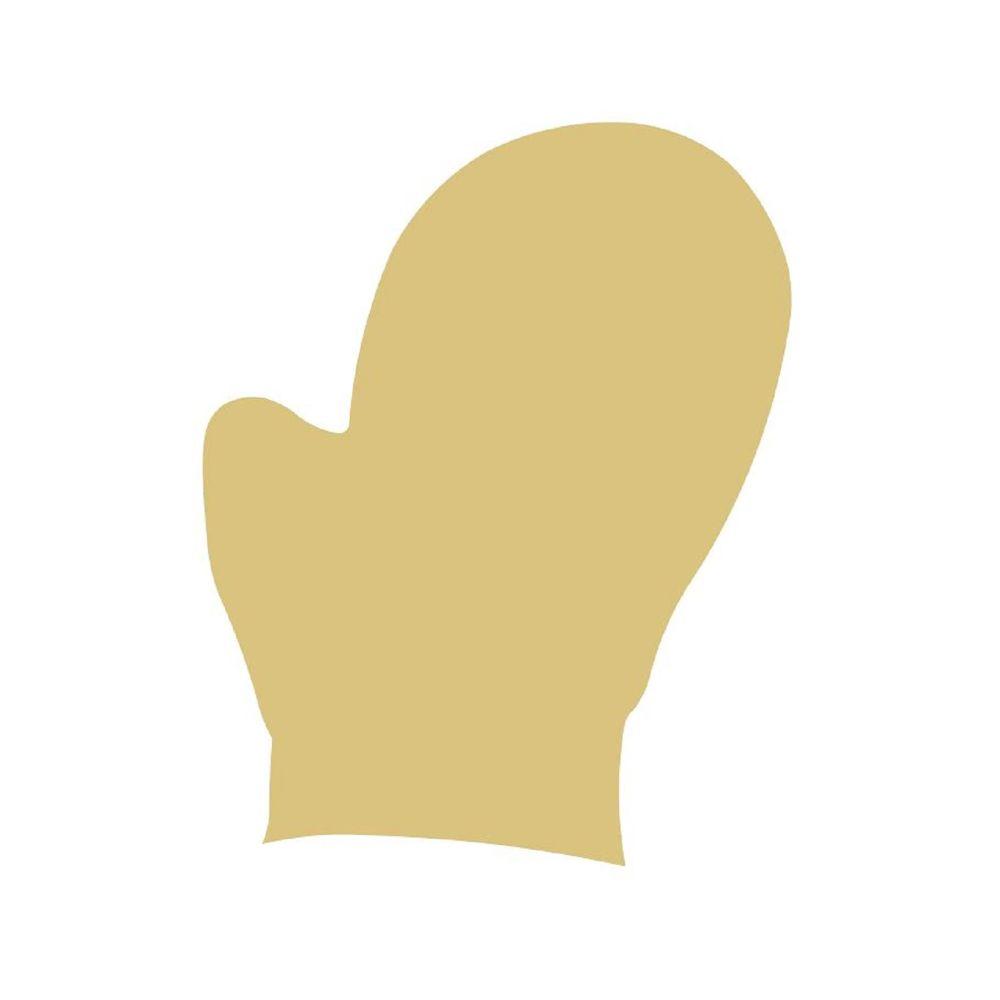 Basic Shape Mitten MDF Cutout Silhouette - Unfinished For DIY
