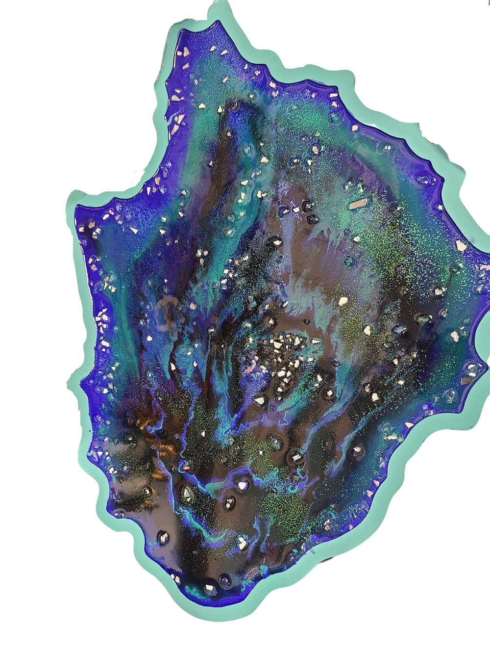 Geode MDF Cutout Geode Mold - Unfinished For DIY