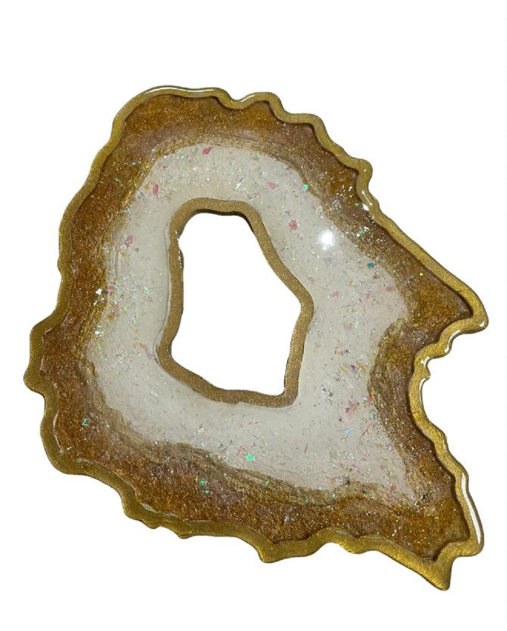Basic Shape Geode MDF Cutout Window - Unfinished For DIY