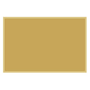 Basic Shape Rectangle MDF Cutout Frame With Double Border - Unfinished For DIY