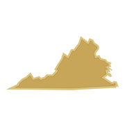 Virginia State Mold MDF Cutout - Unfinished For DIY