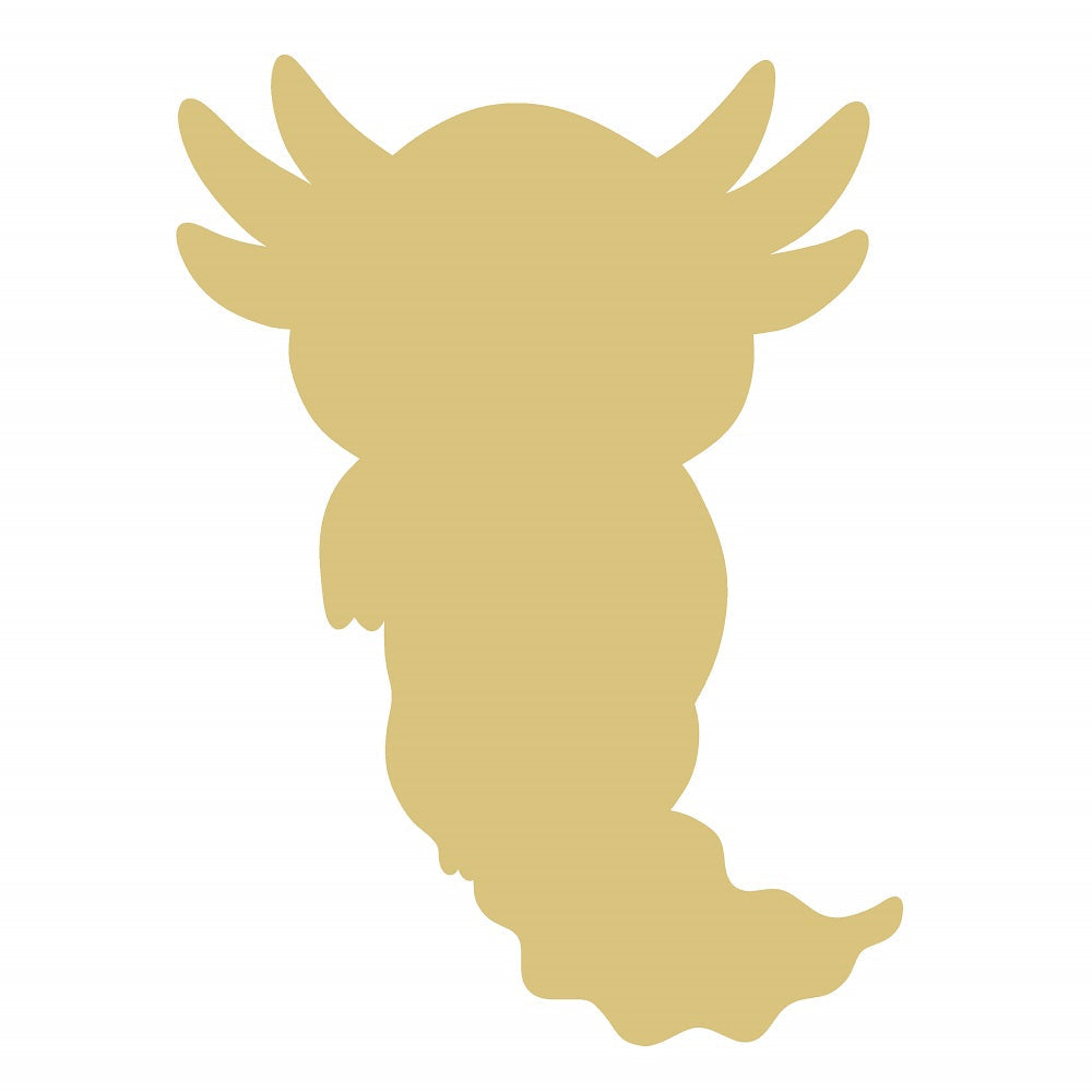 Basic Shape Monster MDF Cutout Creature Silhouette - Unfinished For DIY