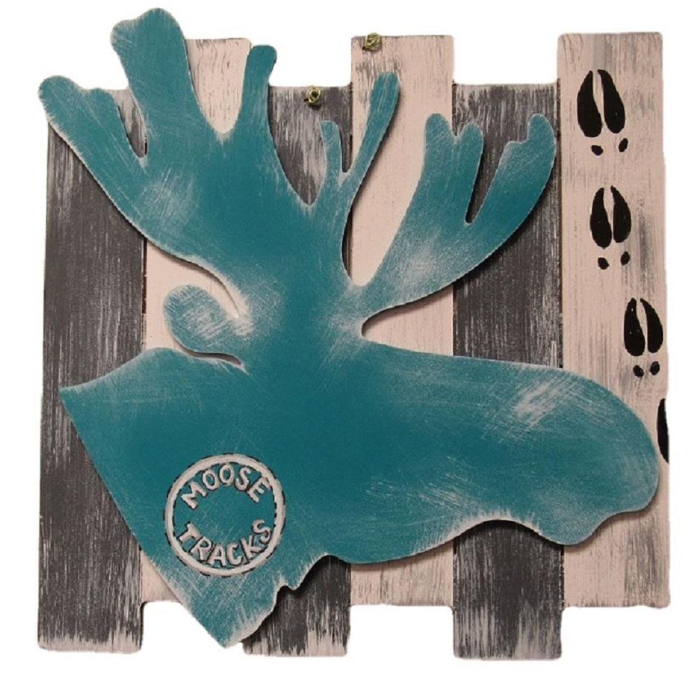 Basic Shape Moose MDF Cutout Moose Silhouette Style 4 - Unfinished For DIY