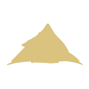 Basic Shape Mountain MDF Cutout Silhouette - Unfinished For DIY