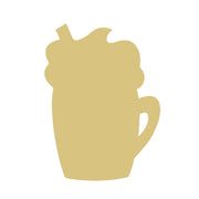 Basic Shape Mug MDF Cutout Beer Mug Foam - Unfinished For DIY