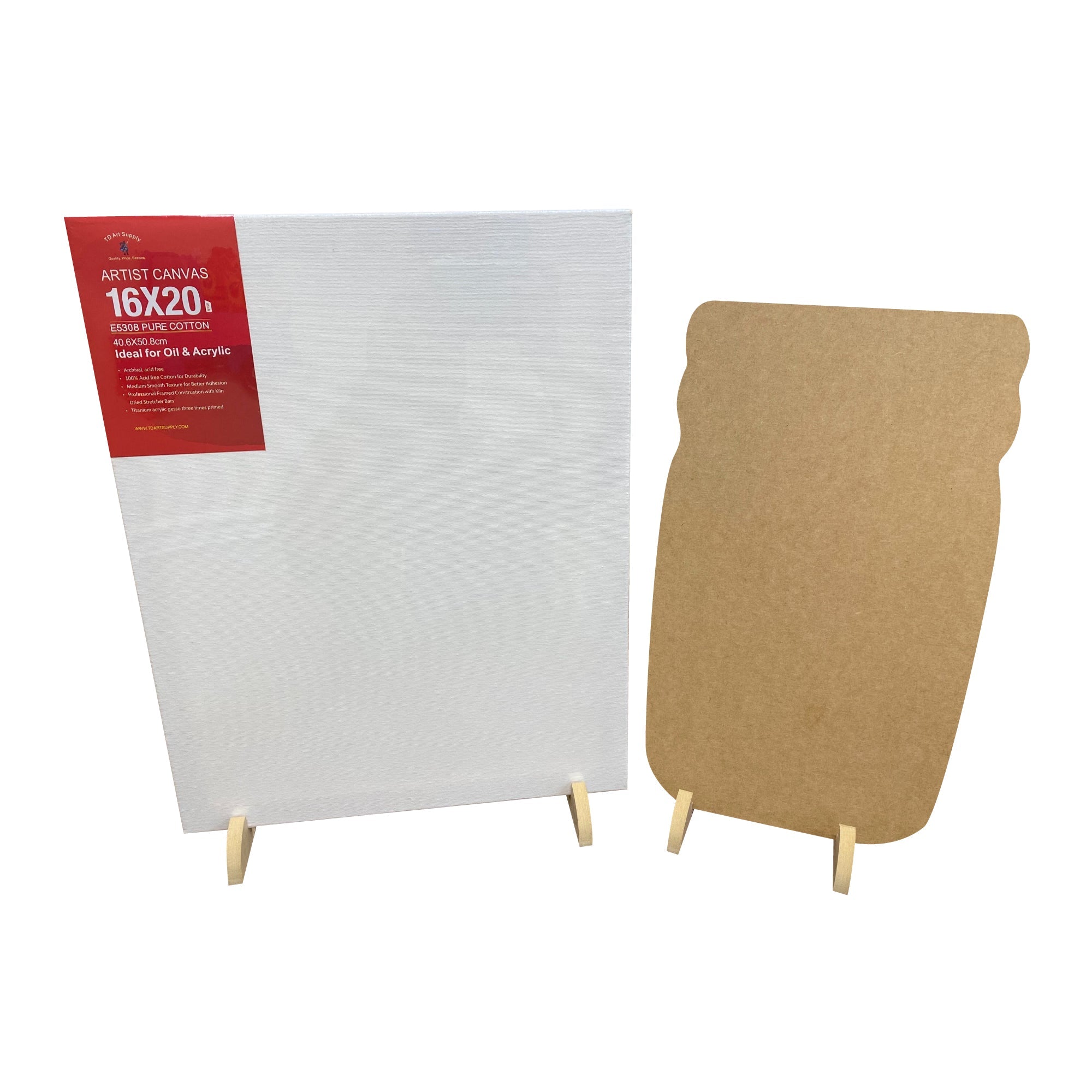 Basic Shape MultiStand MDF Cutout For Display - Unfinished For DIY