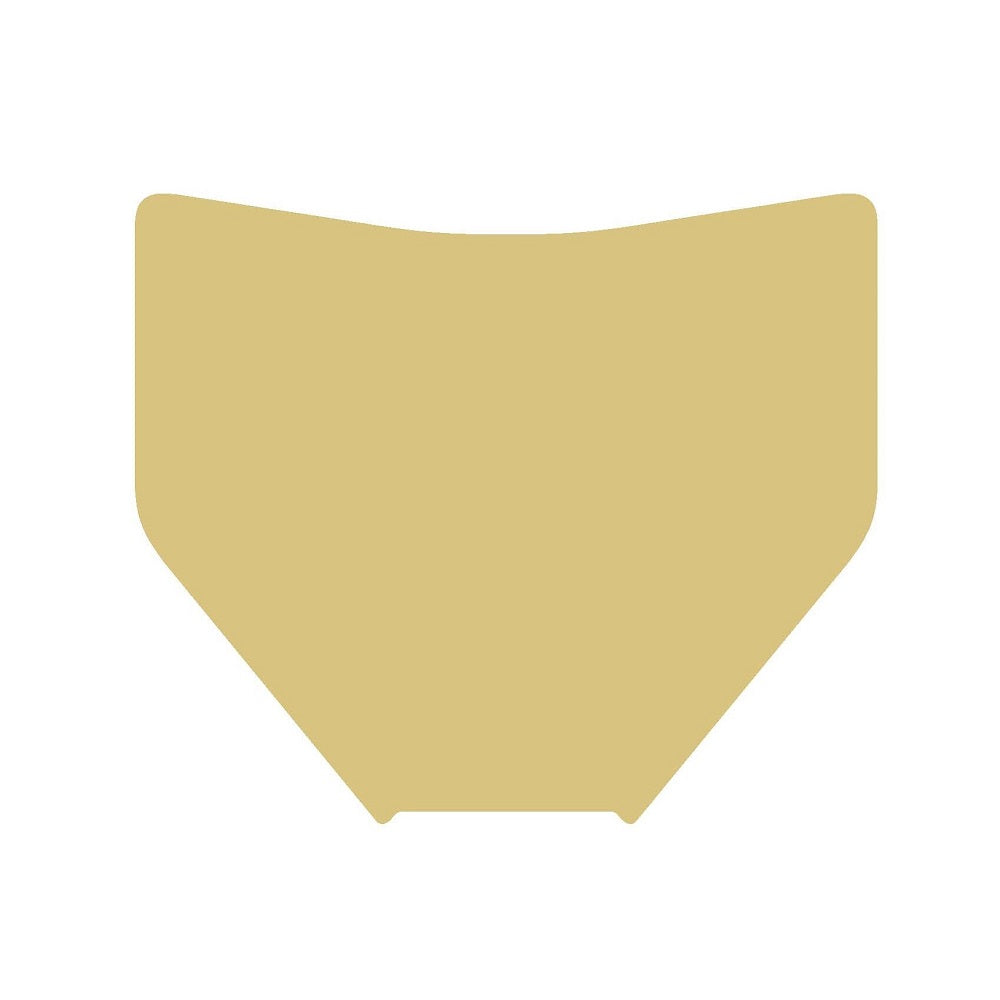 Basic Shape MoterCross Plate MDF Cutout Plain Silhouette - Unfinished For DIY