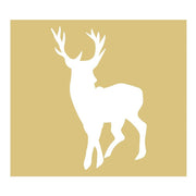 Negative Basic Shape Deer MDF Cutout Wildlife Silhouette - Unfinished For DIY