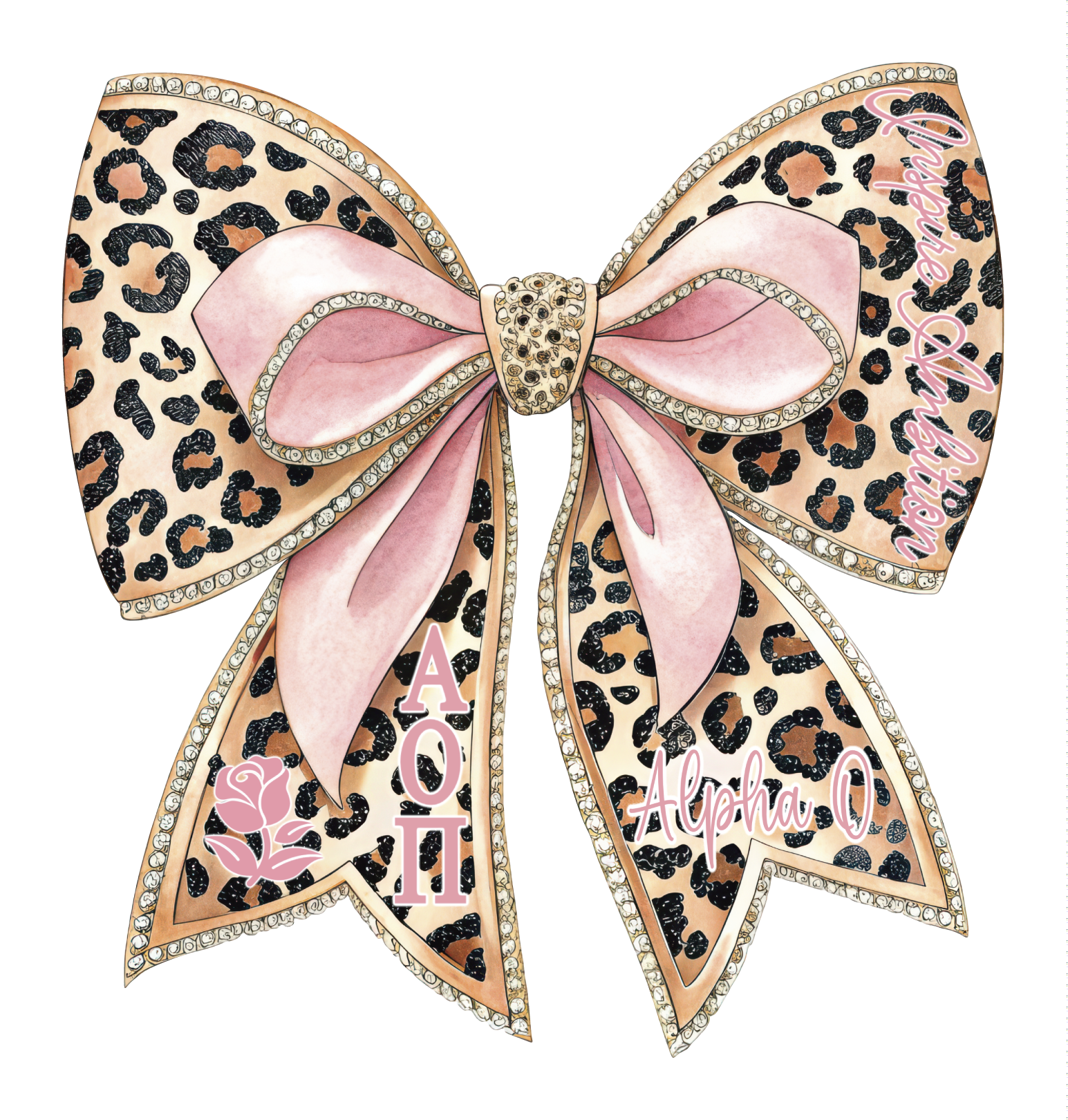 NINE TWENTY FOUR DESIGNS BOW WITH BLING