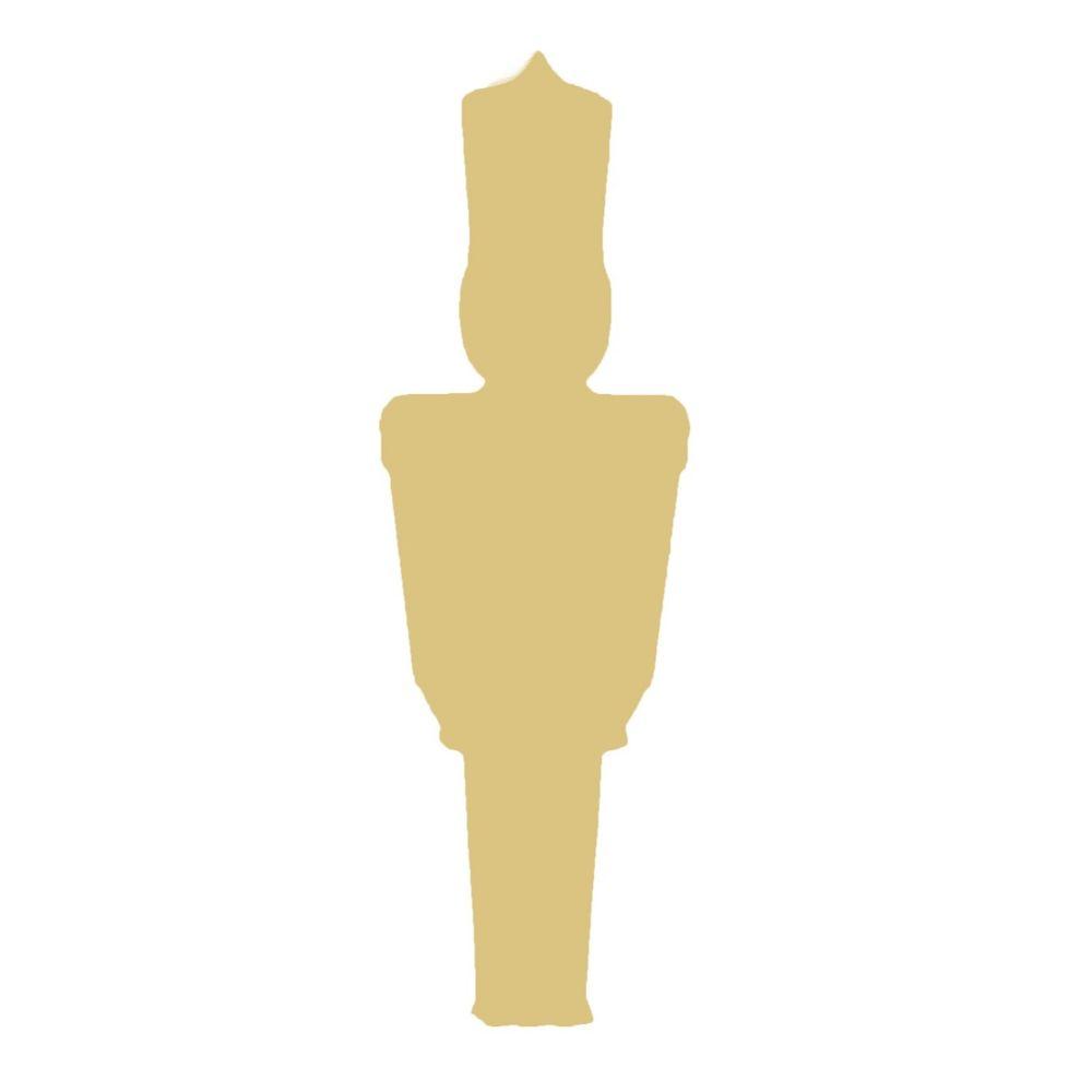 Basic Shape Nutcracker MDF Cutout Nutcracker Silhouette - Unfinished For DIY