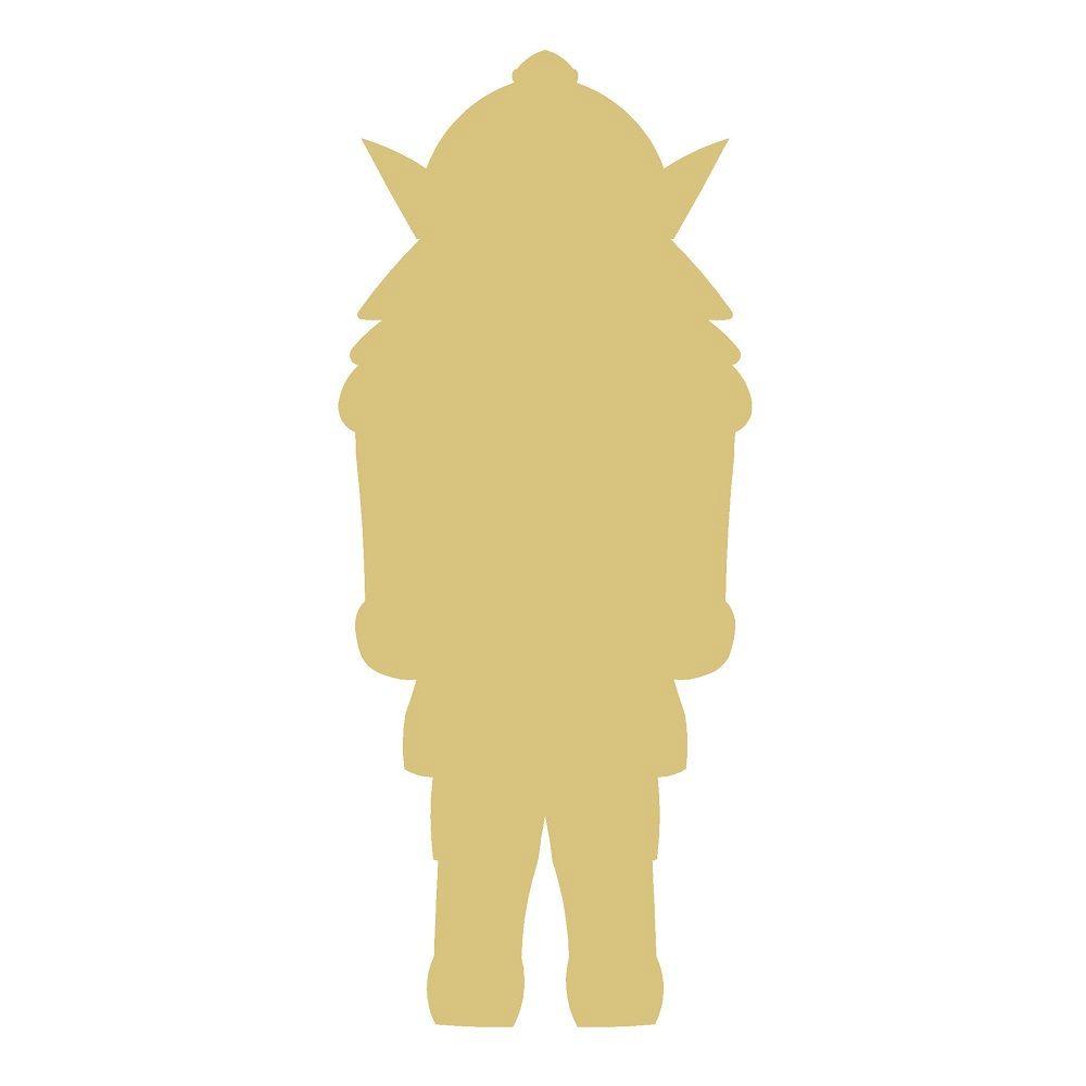 Basic Shape Nutcracker MDF Cutout Holiday Silhouette - Unfinished For DIY