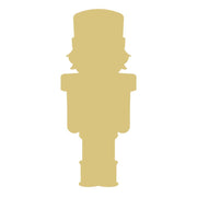 Basic Shape Nutcracker MDF Cutout Soldier Silhouette - Unfinished For DIY
