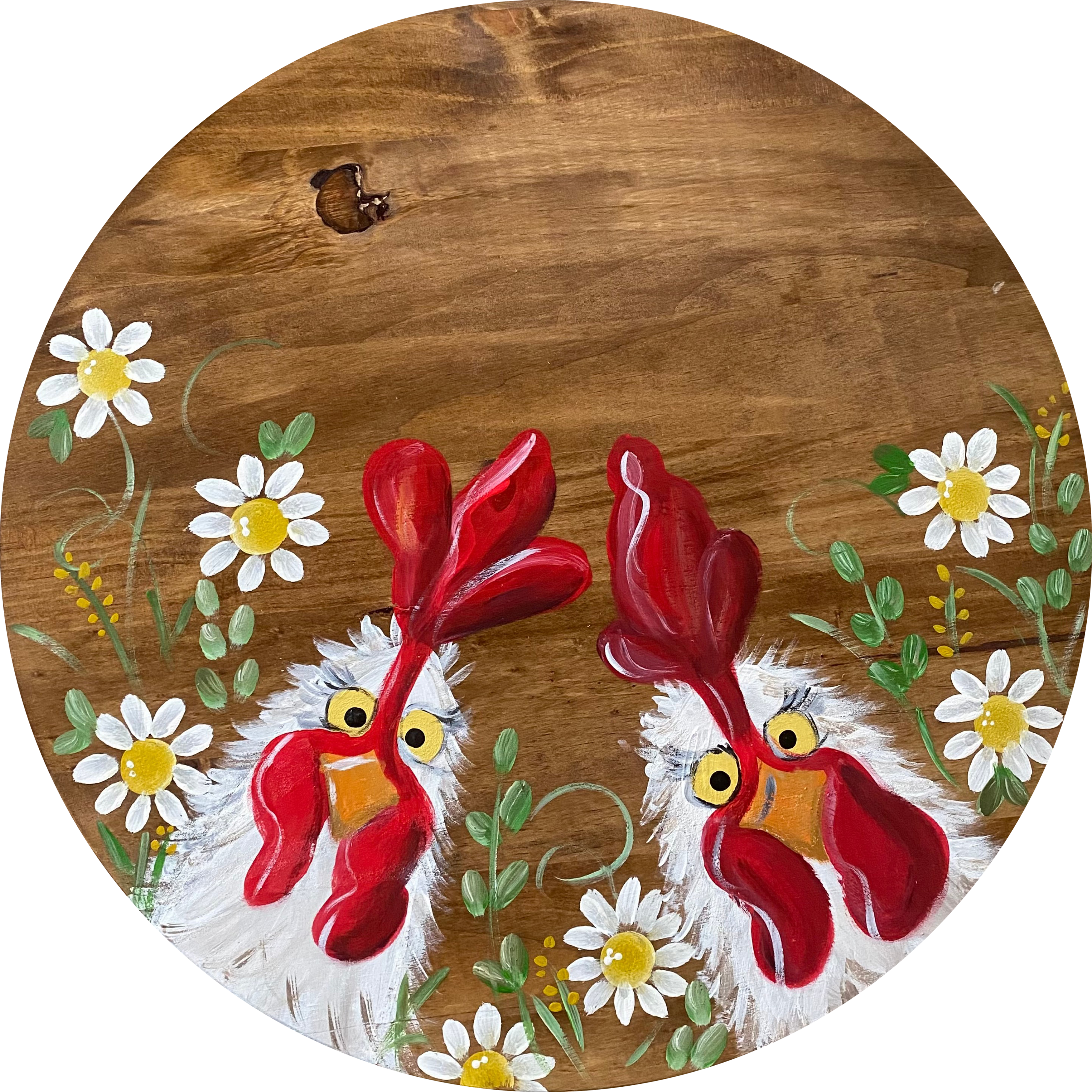 VICK CRAFTS CIRCLE WITH CHICKENS