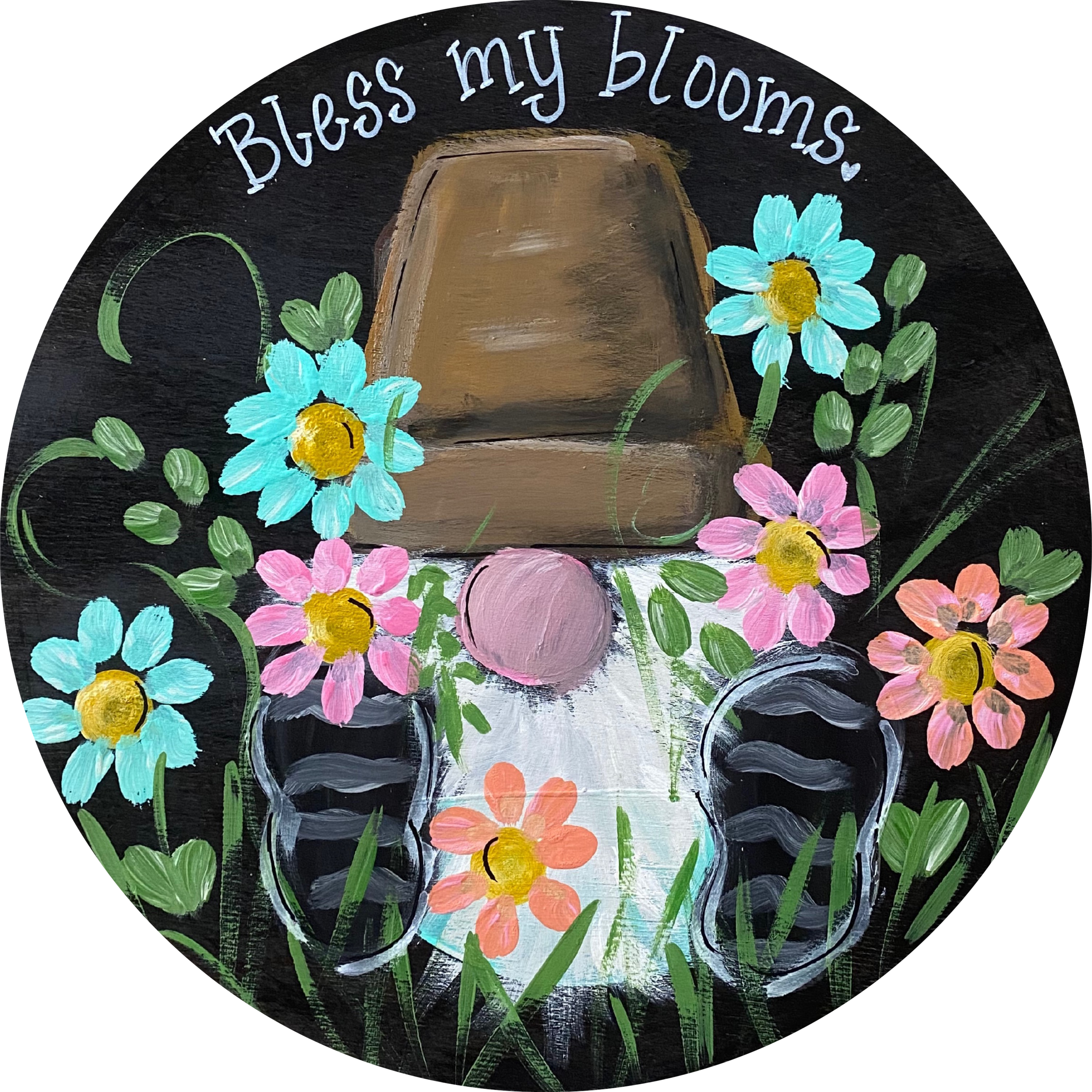 VICK CRAFTS BLESS MY BLOOMS GNOME
