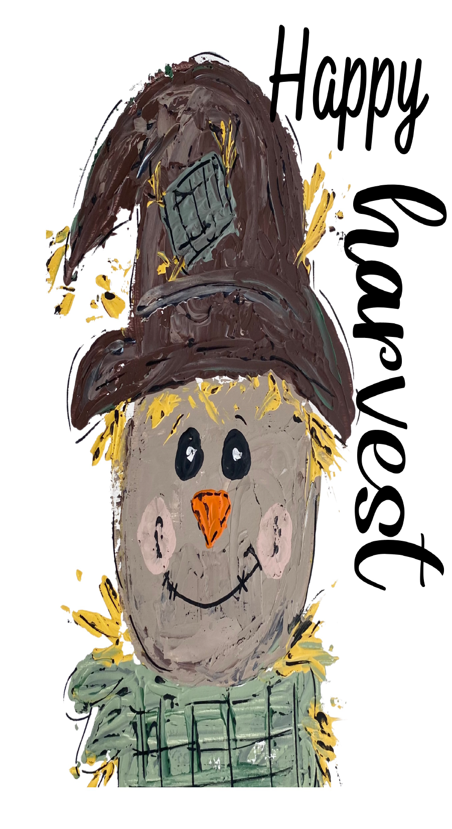 VICK CRAFTS RECTANGLE HAPPY HARVEST SCARECROW