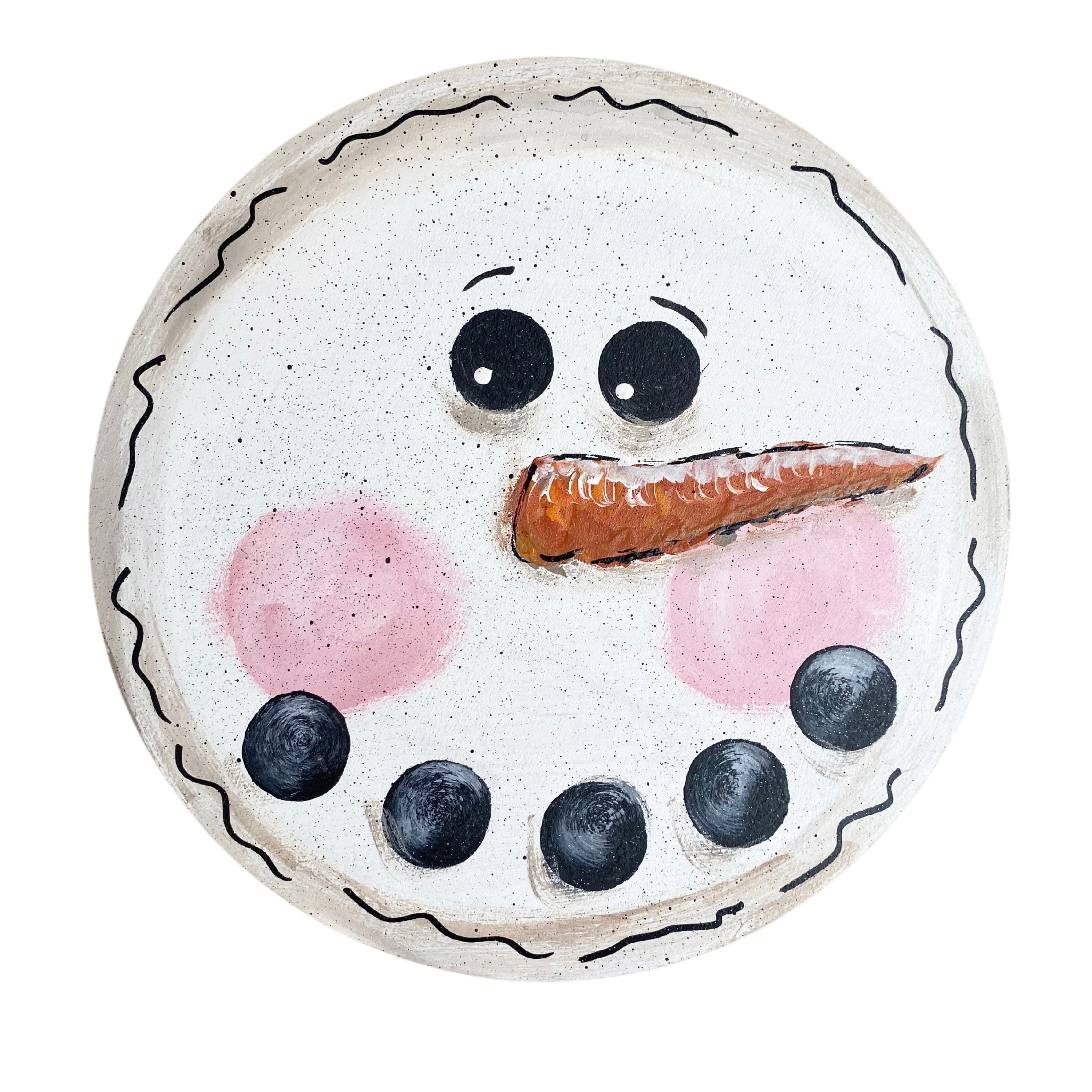 VICK CRAFTS CIRCLE OF SNOWMAN FACE