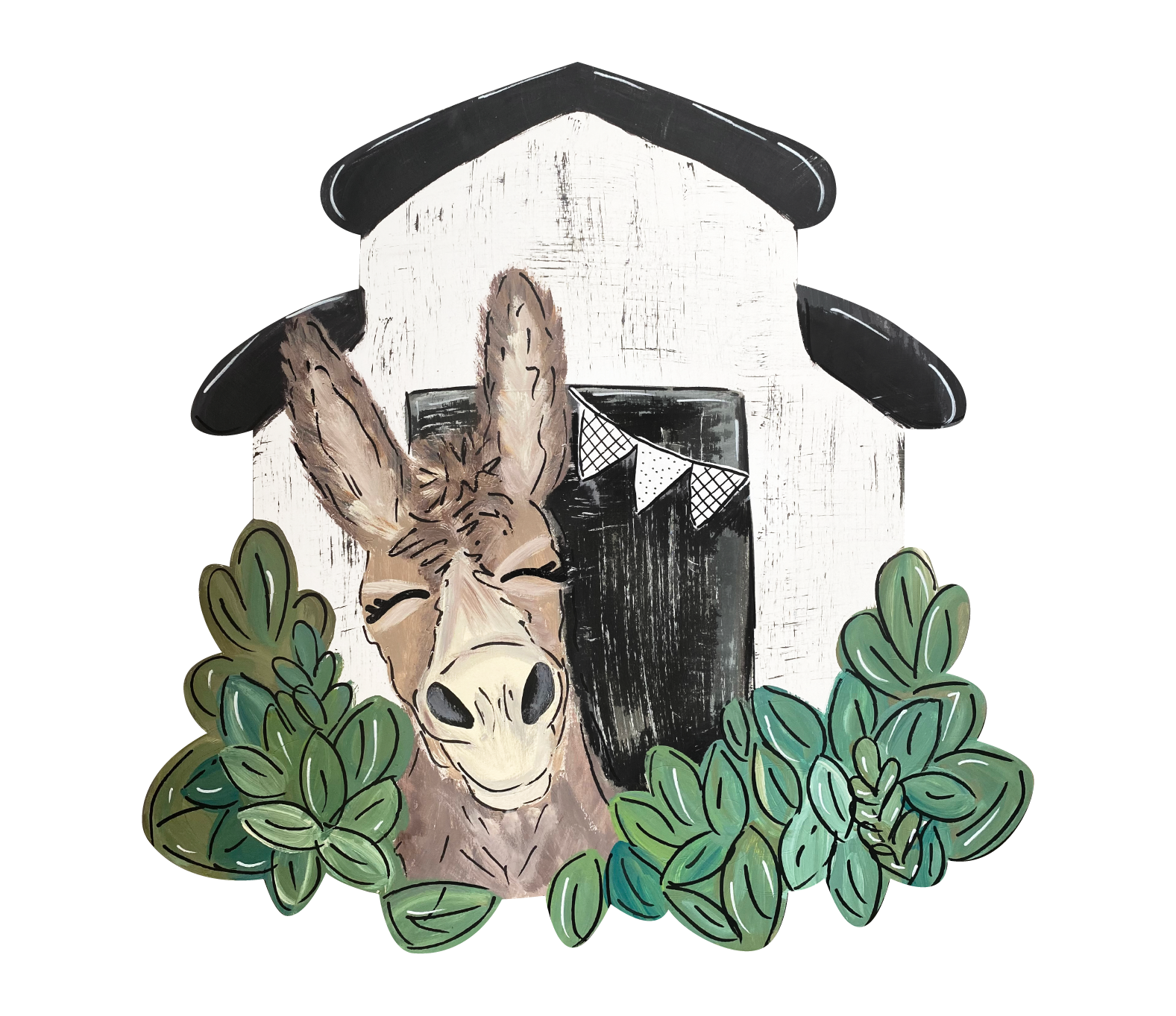 VICK CRAFTS BARN WITH DONKEY