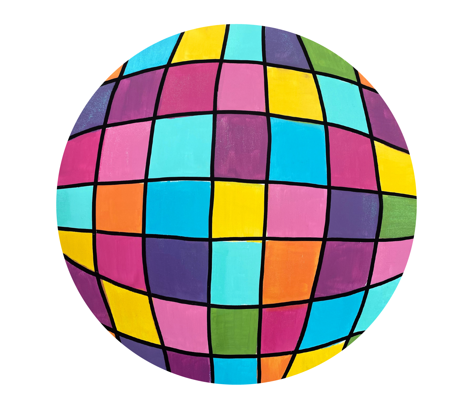 VICK CRAFTS COLORFUL DISC BALL