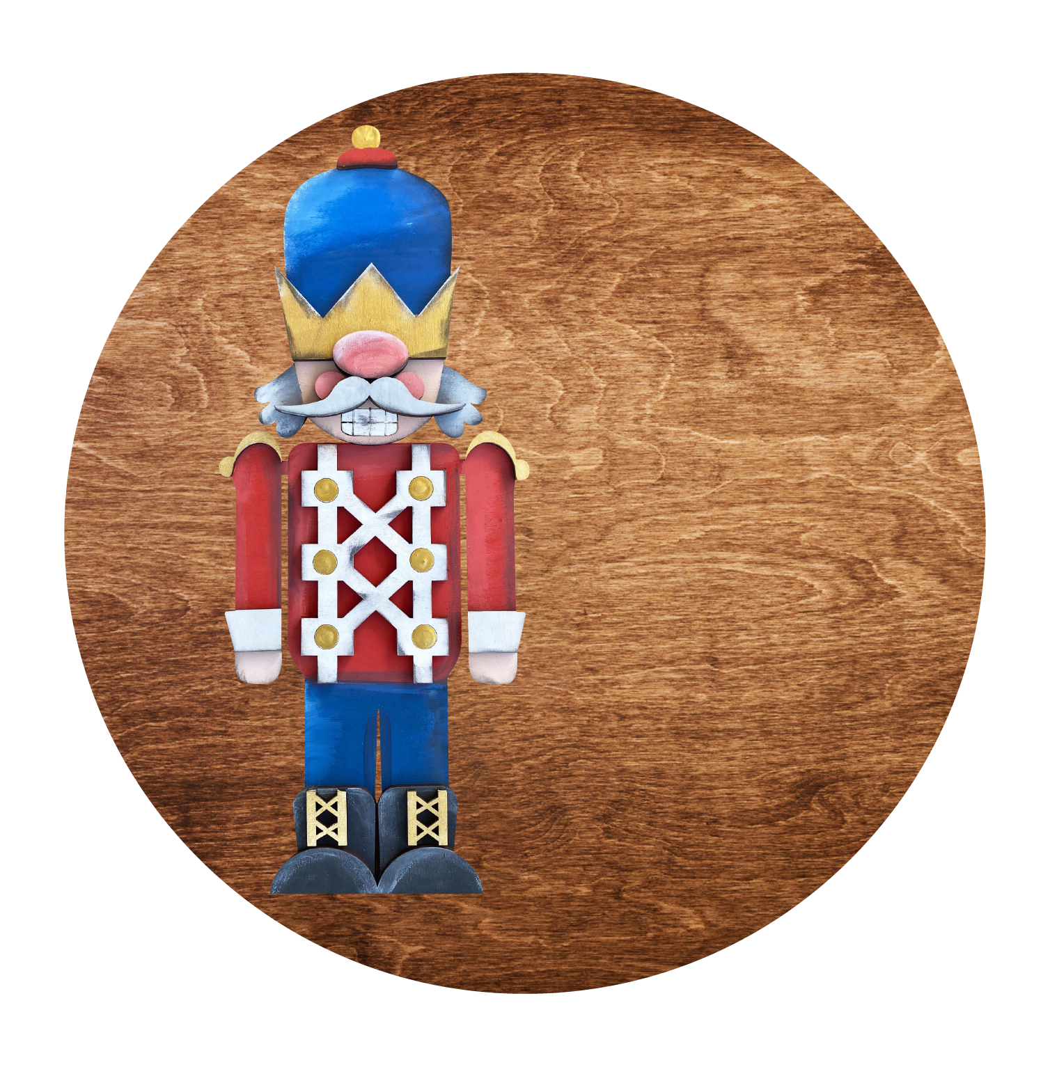 VICK CRAFTS CIRCLE WITH NUTCRACKER