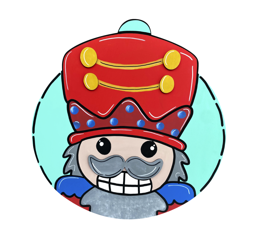 VICK CRAFTS NUTCRACKER ON CIRCLE