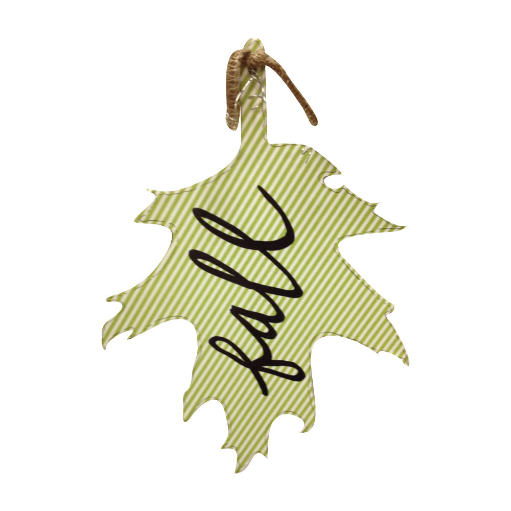 Basic Shape Oak Leaf MDF Cutout Silhouette - Unfinished For DIY
