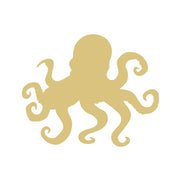 Basic Shape Octopus MDF Cutout Tentacle Silhouette - Unfinished For DIY